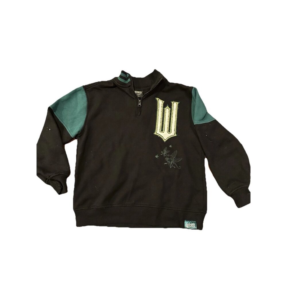 Universal Wicked Pullover Half Zipper Kids Unisex Sweatshirt - Size Large